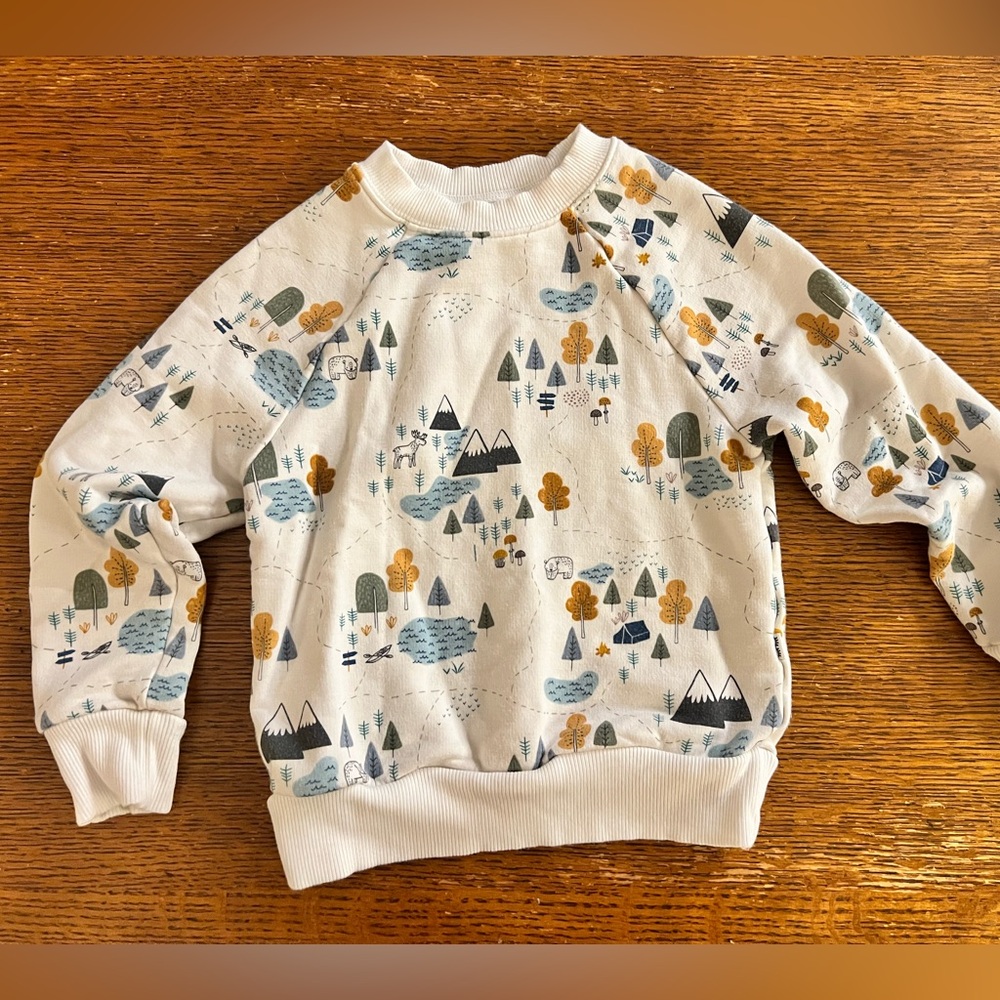 Little Sleepies Play White Sweater